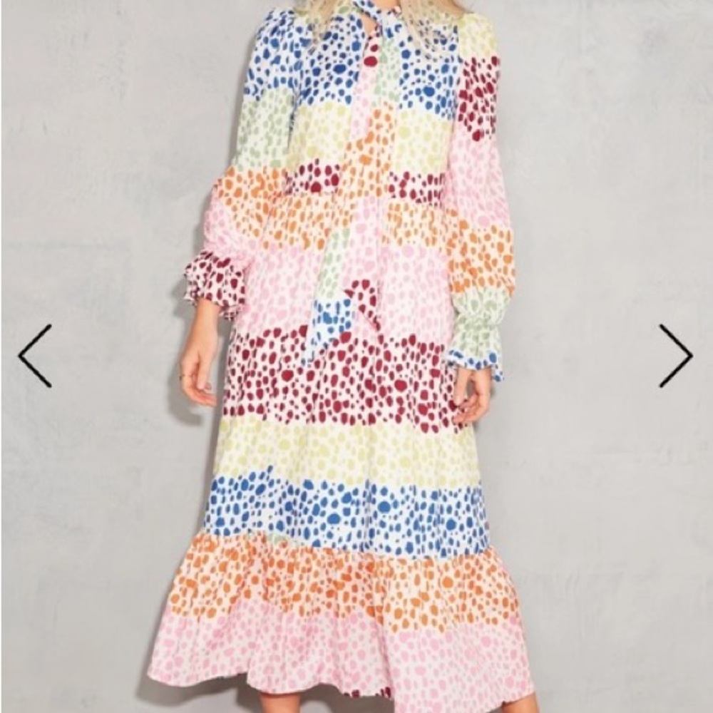 Never Fully Dressed Multi Printed Patsy Maxi Dress